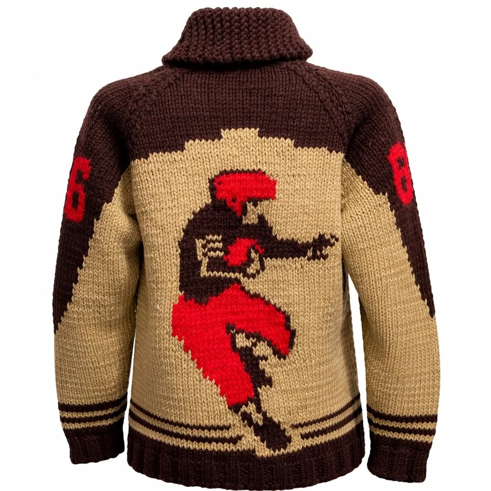 Vintage Cowichan 1950’s sweater football rugby - Picture 1 of 6